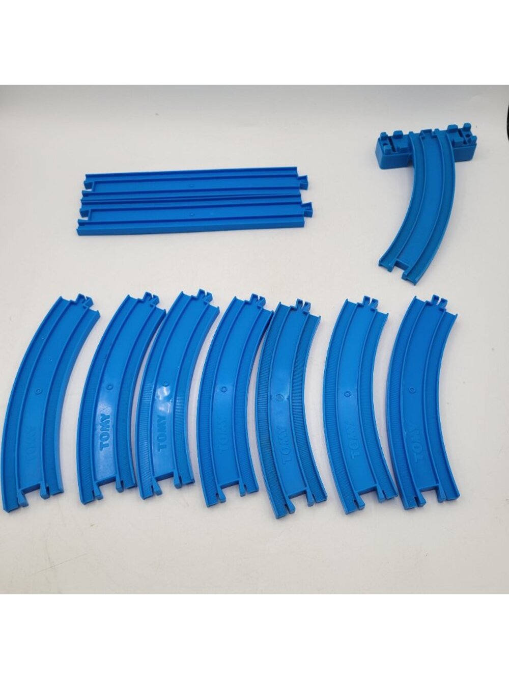 Tomy Plarail Track Lot Thomas The Tank Engine Train Blue Tracks Lot of 10 pcs